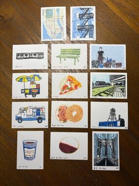 Anastasia Inciardi Mini Print - New York Whitney Set - 14 prints total